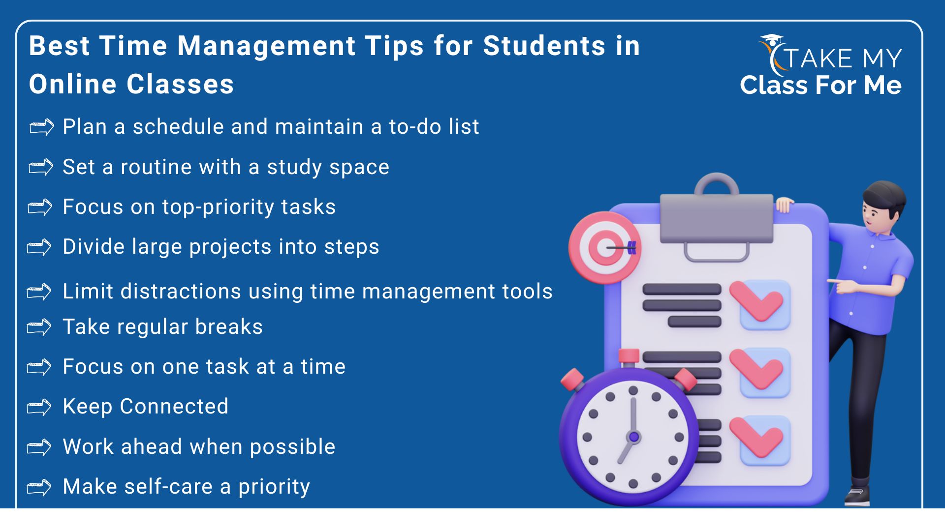 Best Time Management Tips for Students in Online Classes
