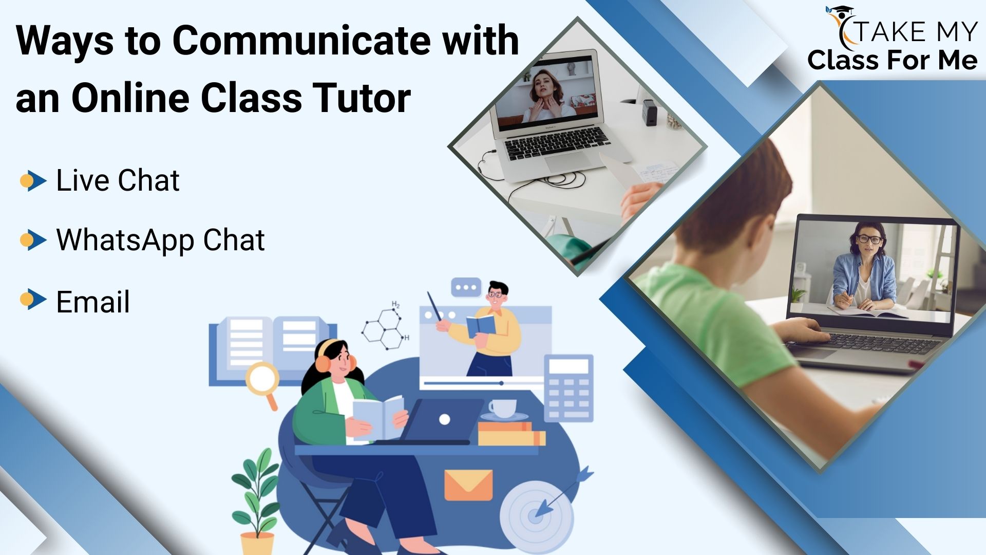Ways to Communicate with an Online Class Tutor