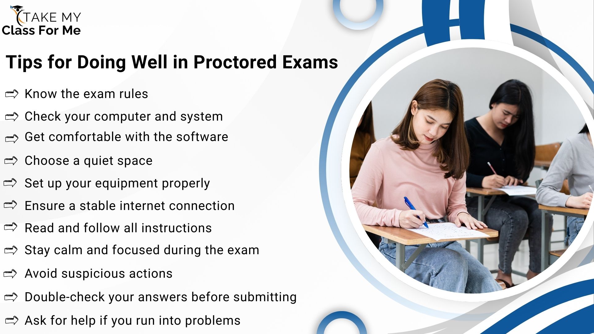 Tips for Doing Well in Proctored Exams