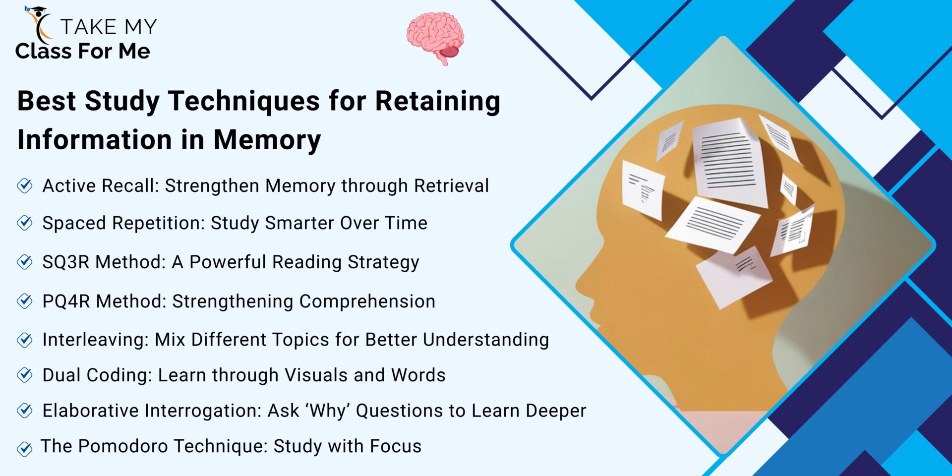 Best Study Techniques for Retaining Information in Memory